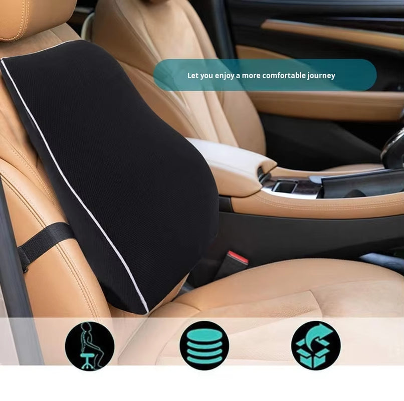 Cross-Border for Car Waist Support Office Chair Long-Time Sitting Memory Foam Backrest Ergonomic Cushion Lumbar Support YK001