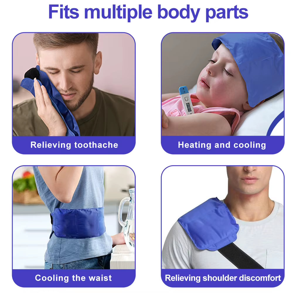 Reusable Gel Cold Heat Treatment Supplies Adjustable Waist Shoulder Leg Arm Care Injury Rehabilitation