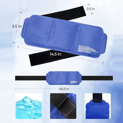 Reusable Gel Cold Heat Treatment Supplies Adjustable Waist Shoulder Leg Arm Care Injury Rehabilitation